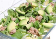 Ensalada de Atún y Aguacate Ensalada de Atún y Aguacate